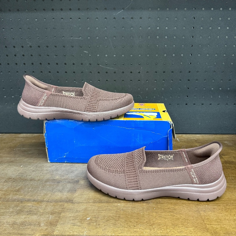 New W Box! Women's Skechers On The Go Flex Camellia Chocolate Brown Shoes Size 8